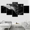 The Electric Guitar 5 Piece HD Wallpapers Art Canvas Print Modern Poster Modular Art Painting for Living Room Home Decor