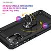 For Samsung Galaxy A03s US Version Shockproof TPU + PC Phone Case with Holder