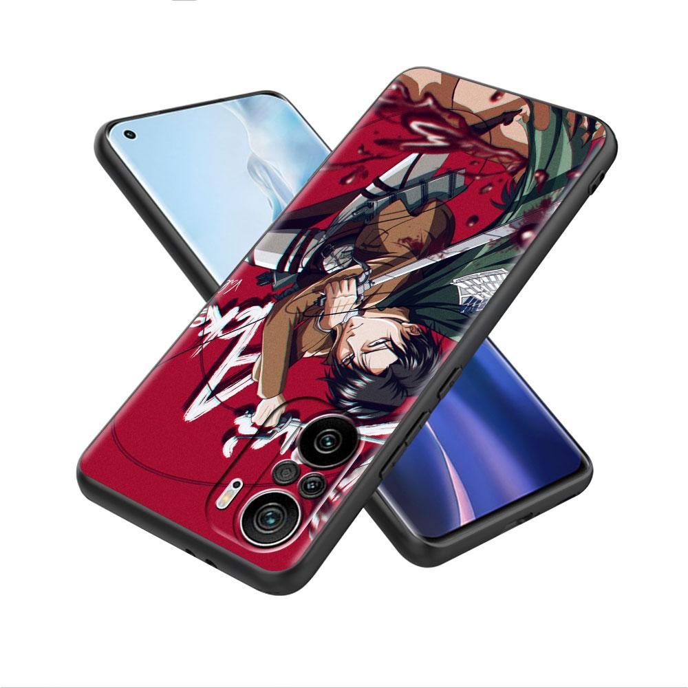 Case For Xiaomi Mi Poco X3 NFC X4 Pro F3 F4 GT M4 M3 F1 C40 11 Lite 11T Soft Silicone Funda Phone Cover Attack On Titan Shell