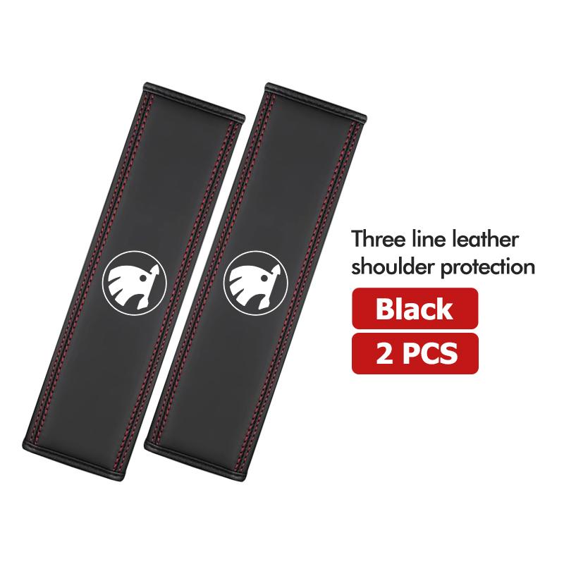 NAWR1 1/2PCS Car Seat Belt Safety Belt Shoulder Cover Auto Accessories For Skoda Octavia Superb RAPID FABIA KAMIQ KAROQ KODIAQ YETI