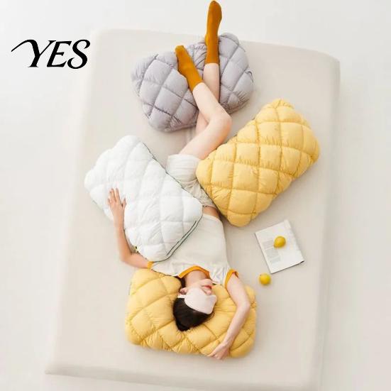 Cozy Lounge Pillow Pineapple Bun Pillow, Fluffy Quilted Bed Cooling Marshmallow-Soft Everyday Use for Adults Bedroom Dorm Sleeping Couch Lounging Warm