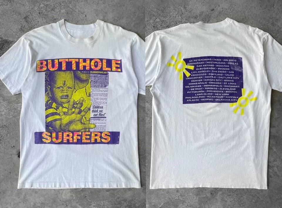 Butthole Surfers Rock Band 1993 Tour Concert Tee Butthole Surfers TShirt Unisex T-Shirt M