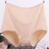 Plus Size Women's High Waist Cotton Briefs - Youthful Design for Comfort