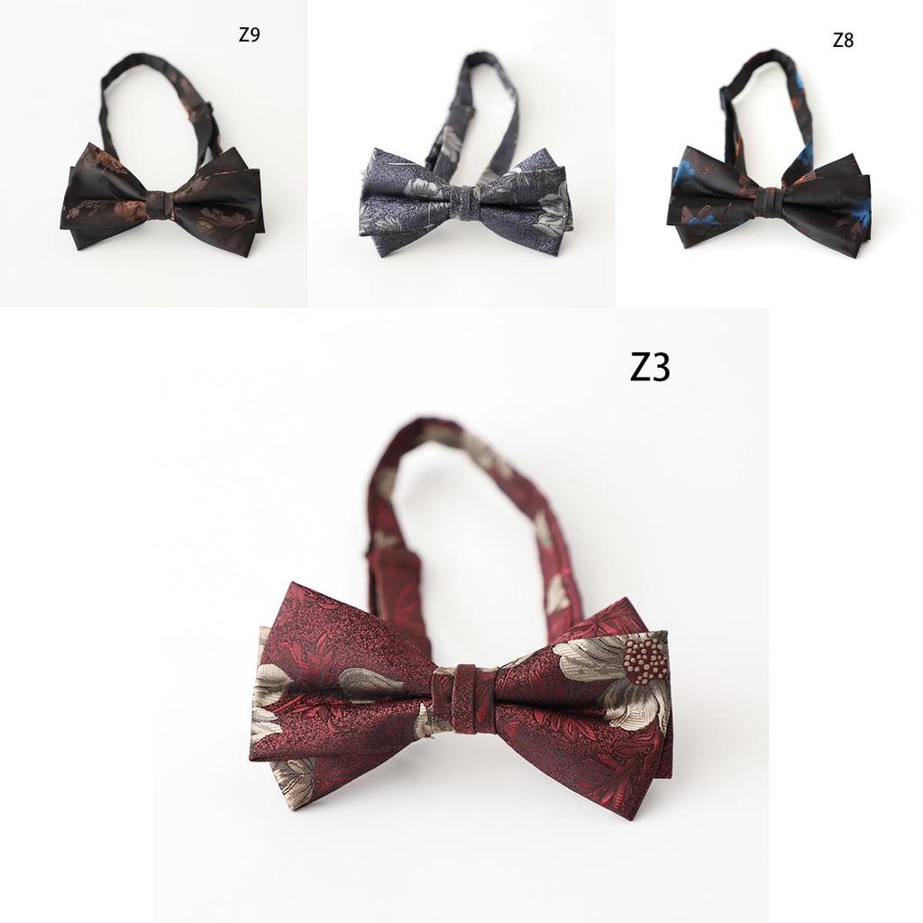 Klasyczny poliestrowy krawat w kwiaty dla mężczyzn, w formalnym stylu, na wesela