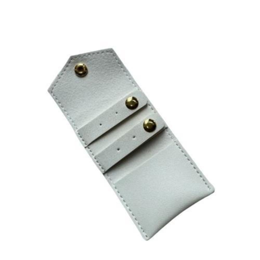 

Портативный дорожный органайзер для ювелирных изделий, рулонная сумка для ювелирных изделий, складной футляр для ювелирных изделий, дисплей для браслетов, колец, ожерелий, сережек белый