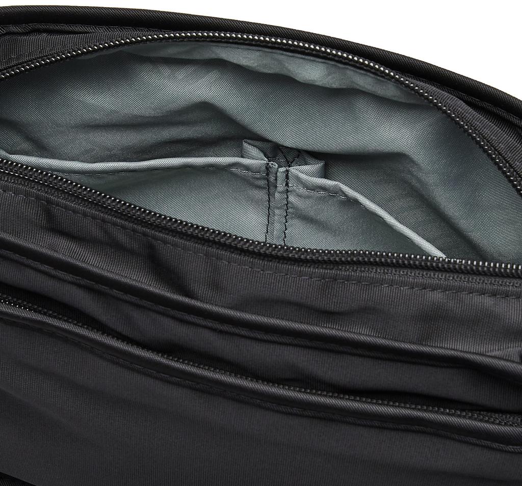 ACE Tokyo Funip Shoulder Bag, Women's, Black, H18 X W24 X D7cm