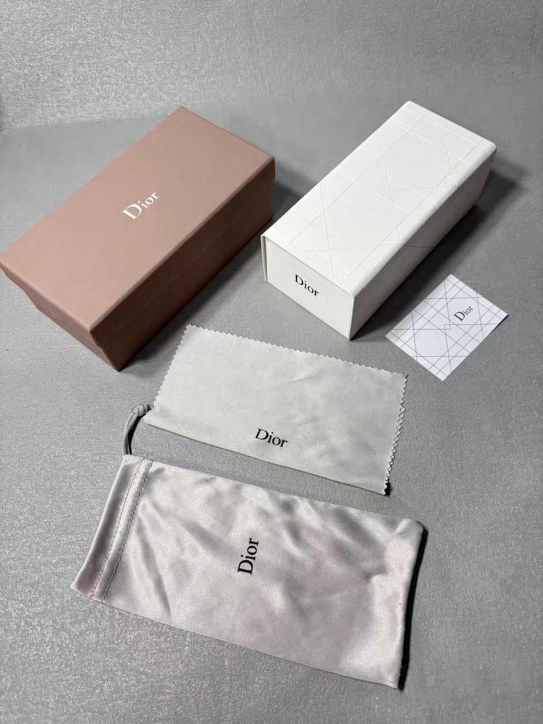 Dior Large White Eyeglass Case