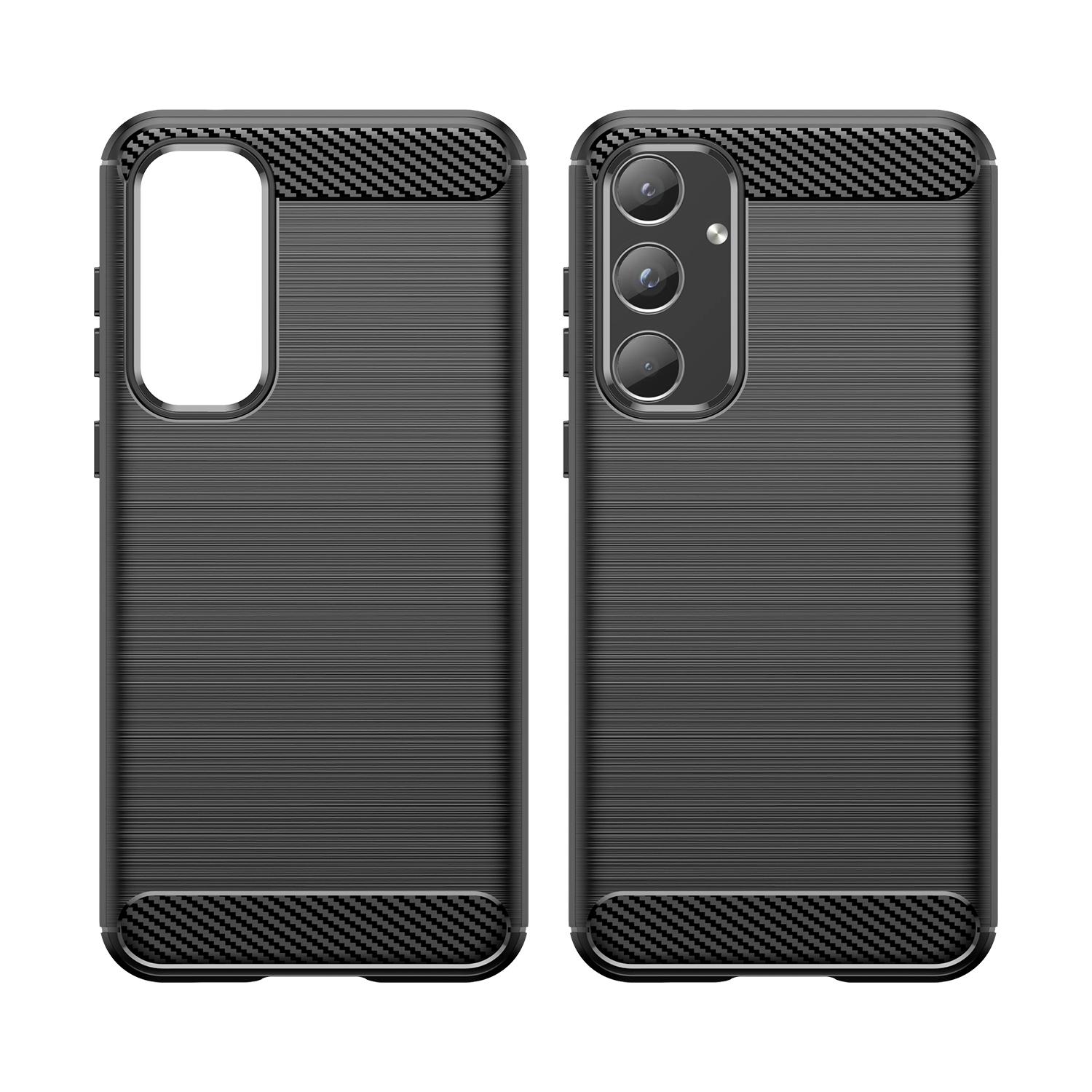 

For Samsung Galaxy A55 case For Samsung Galaxy A55 Case Carbon Fiber Shockproof Soft Silicone Back Case For Samsung Galaxy A55 Galaxy A55