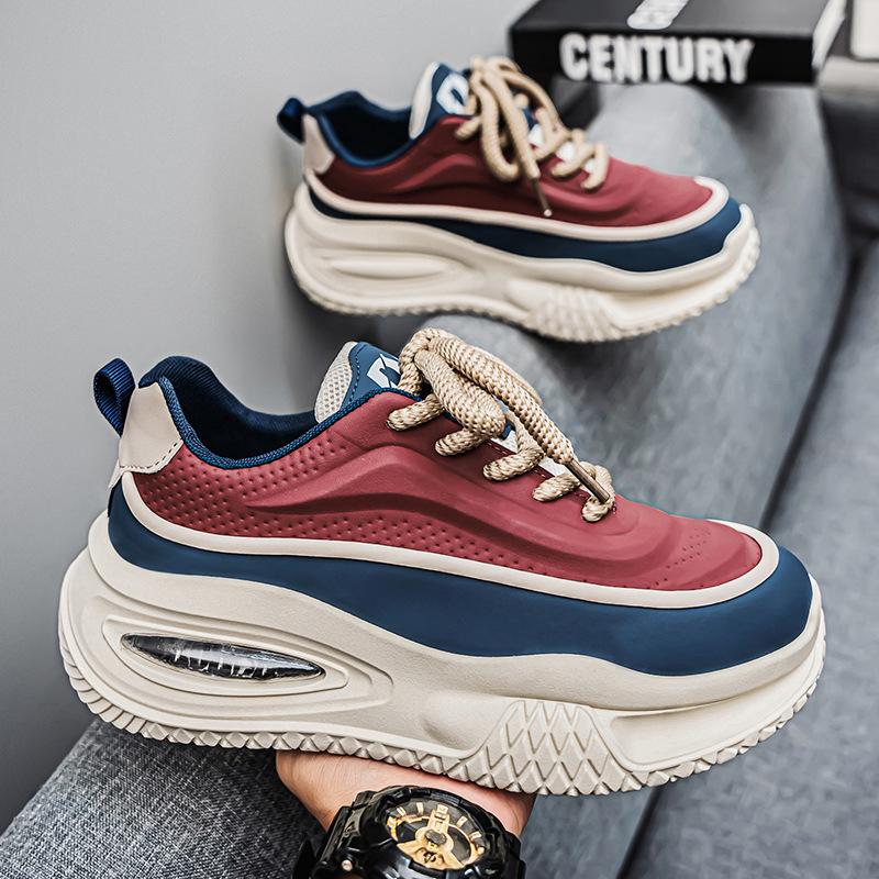 

Daddy shoes 2025 new comfortable platform large size 46 casual shoes comfortable and versatile daily autumn platform trendy shoes 39