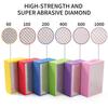 A84X-6PCS Diamond Hand Polishing Pads,60/100/200/400/600/1000 Diamond Sanding Pads Tile Tools Polishing Pad Sanding Block
