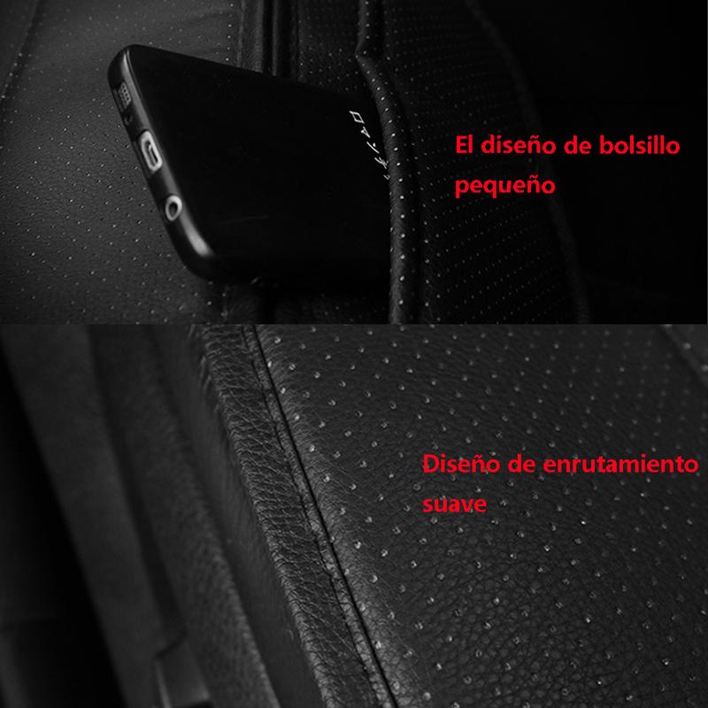 PU Leather Rear Seat Cushion Universal Protect Seat Cover Sponge Ide Black Mat Protector Pad Breathable Auto Interior Styling