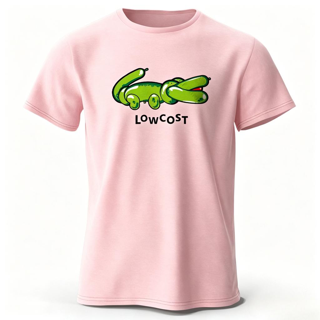 Unisexs Joke The Lowcost Printed TShirt Cotton Funny Graphic Tees Summer Tops Casual Streetwear Unisexs Clothing Womens T Shirt