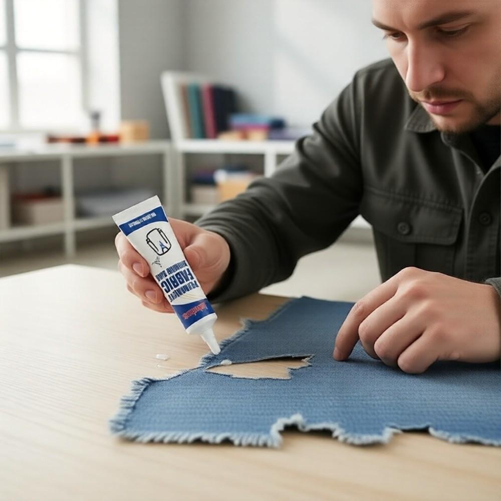 New Waterproof Fabric Patching Glue Versatile Quick Dry Fabric Glue Strong Adhesive Clear Seam Adhesive Clothing