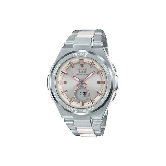 CASIO Women s BABY-G Silver Watch MSG-S200C-7APRD Silver Regular Watch Box