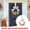 Miniature Easter Wreath, Suitable For Kitchen Cabinets, Miniature Spring Artificial Easter Egg Wreath.