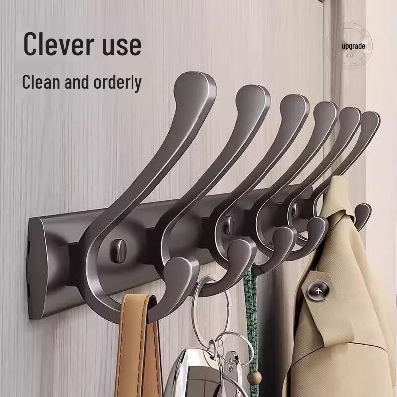 Gureide Drill-Free Over-the-Door Hook Rack