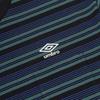 UMBRO Summer Pick Striped Short Sleeve T-Shirt Black Ur321Crs71 (A Type)