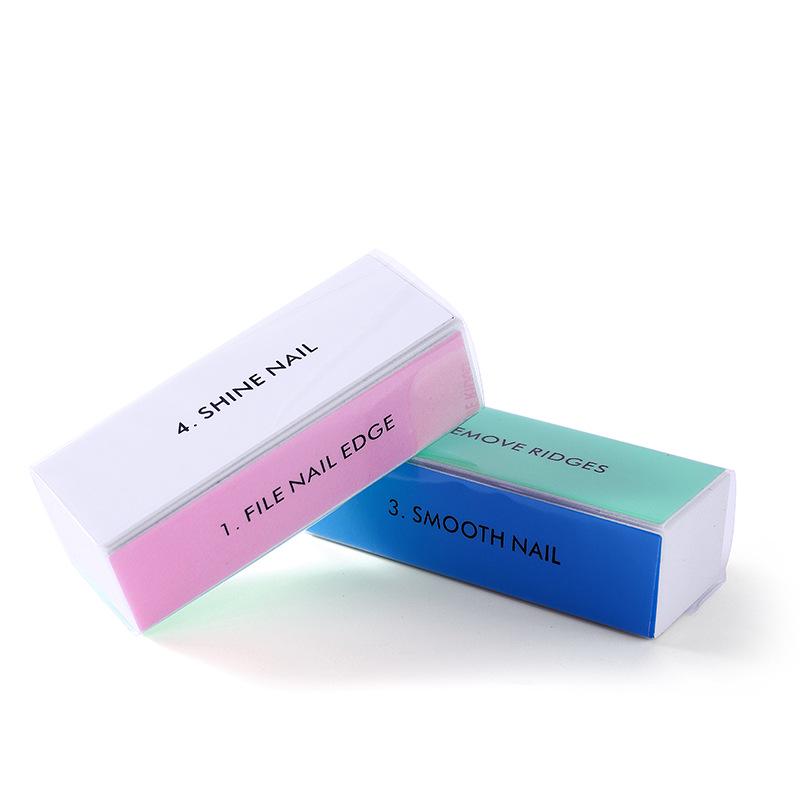 Nail Tool: Four-Sided Sanding and Polishing Sponge Block