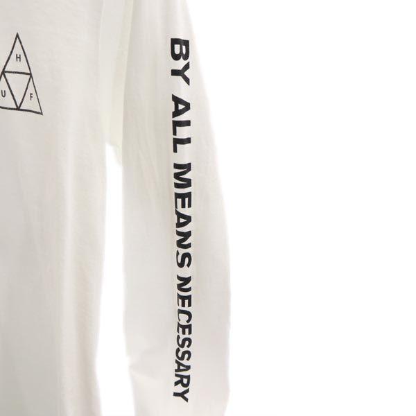 HUF Back print Long sleeve T-shirt S White system Ron T Men's Used