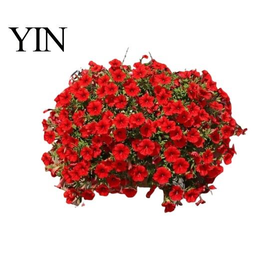 Fiori Artificiali da Giardino Resistenti ai Raggi UV Petunie, Fiori Finti da Esterno per Patio Portico Vasi Appesi, Piante Realistiche Decorazione Interna