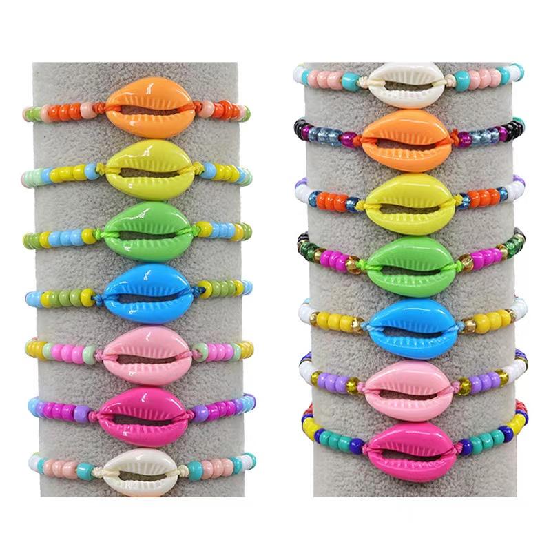 Boho Miyuki Bracelets For Women Chic Cute Shell Seed Beads Bracelet Simple Handwork Adjustable Bangle Fashion Jewelry