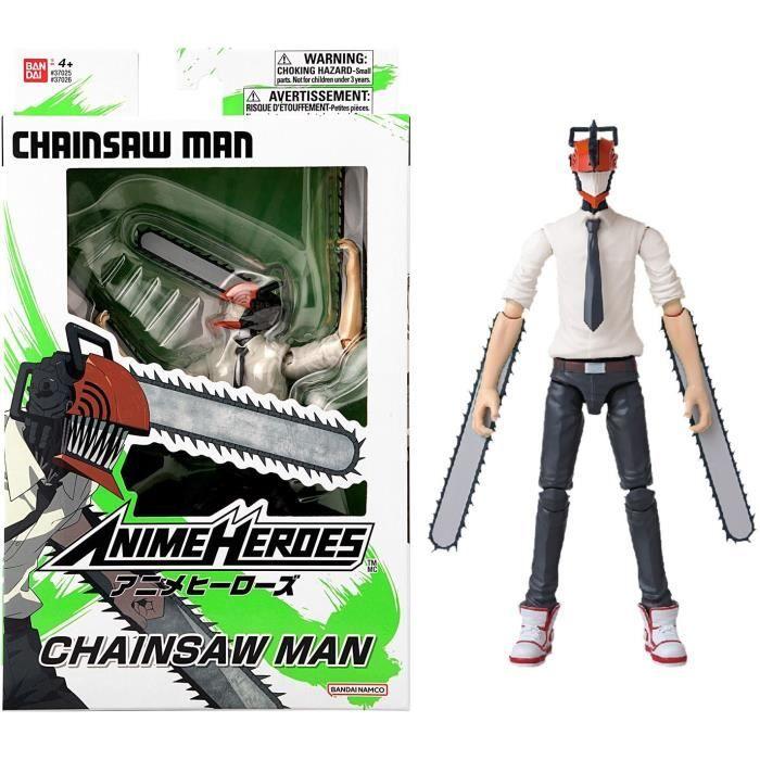 BANDAI - Anime Heroes - Chainsaw Man - Action Figure Anime Heroes 17 cm - Chainsaw Man - 37026 chiaro