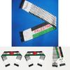 Premium Quality Palestinian Flag Scarf Shawl Satin Weave Ideal For Weddings Customizable Option Available