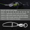 Stainless Steel Rotating Pin, Eight Character Rotating Ring, Sea Fishing Equipment