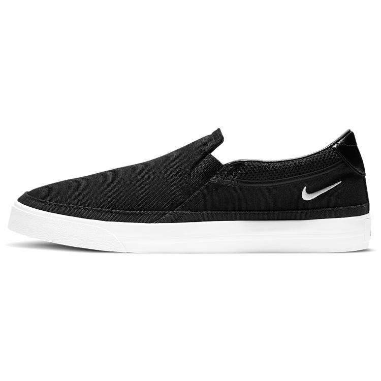 New Nike Court Legacy Slip On 'Black White' Women's CW6540-002