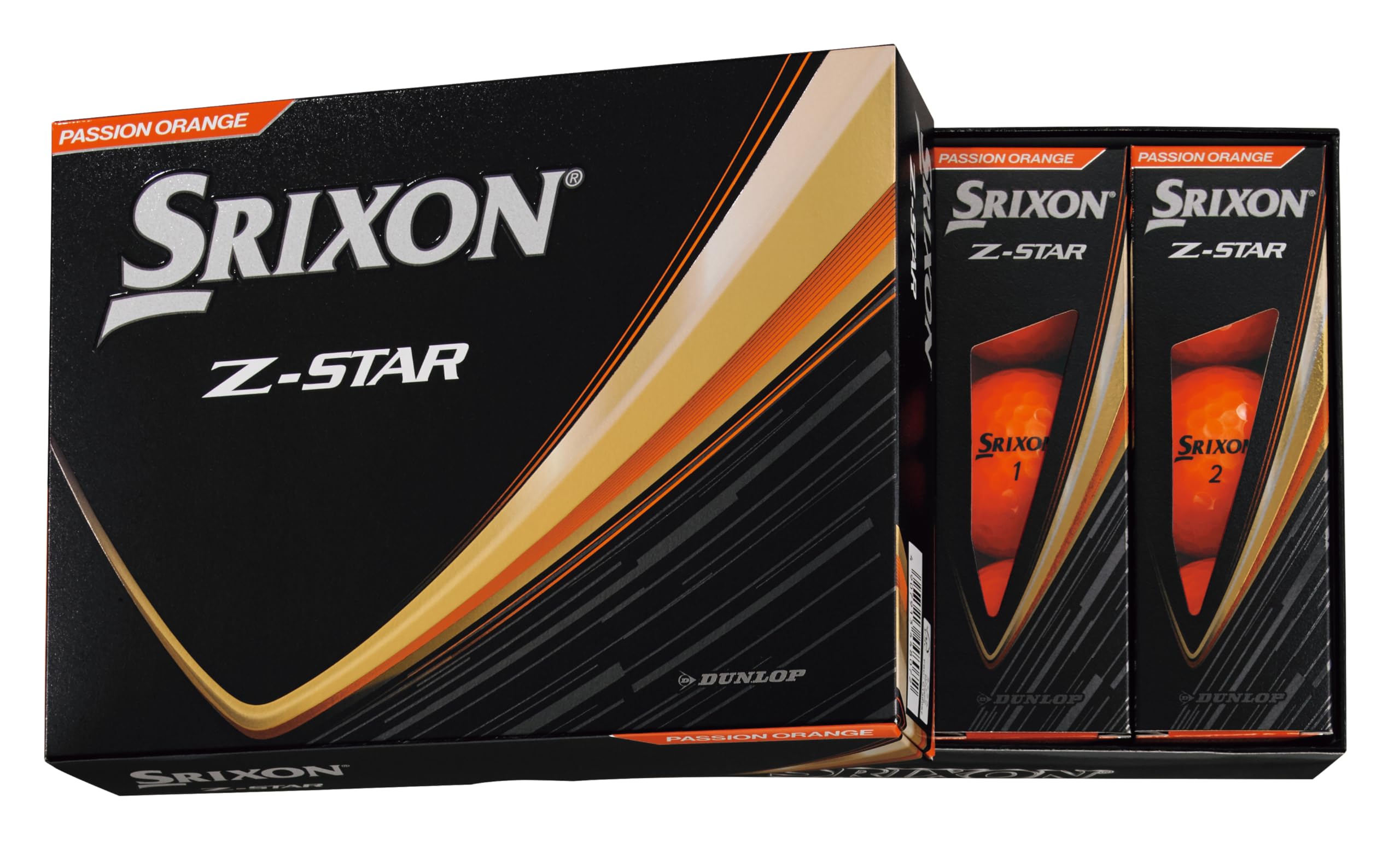 

Dunlop Golf Ball SRIXON 2025 Model 1 Dozen Passion Orange Z-STAR (12 Balls)