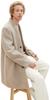 Winter Jacket Tom Tailor Denim Coat with Stand-up Collar (1037399) Sand with White Twill Structure