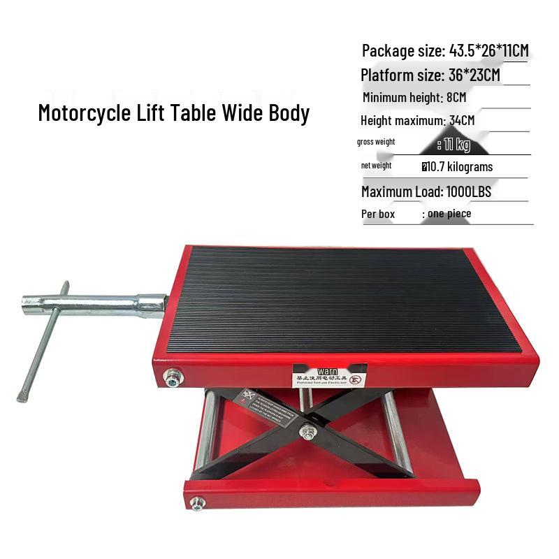 Electric Motorcycle & Vehicle Repair Lift Platform