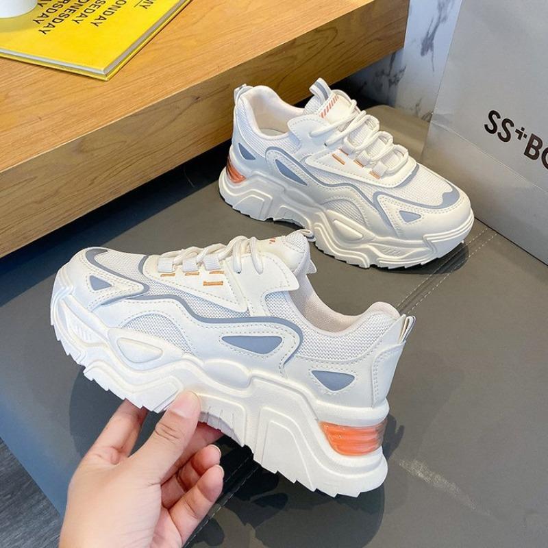 Dad Shoes Spring New Trendy Thick-soled Heightening Casual Shoes Versatile Fashion Breathable Sports Shoes