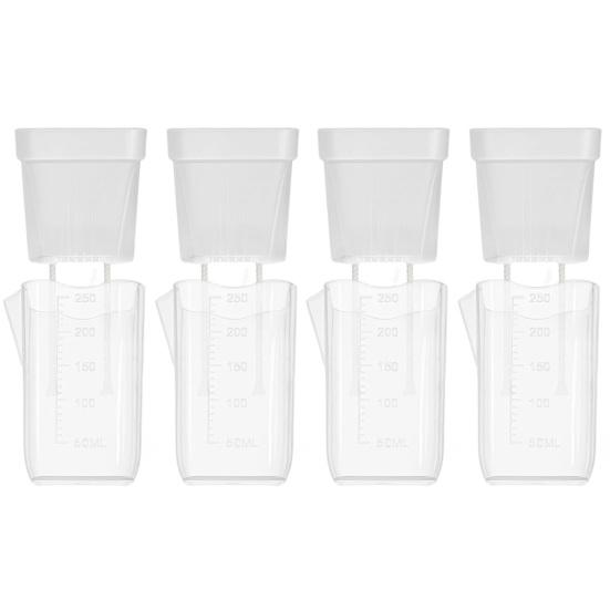 Self Watering Plant Pots Mini Translucent Plastic Planters Plant Propagation Pot with Reservoir for Seedlings Cuttings