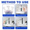 Jue-Fish Badezimmerreiniger Duschkabine Glas Kalkentferner Reiniger Edelstahl Handwaschbecken Badewanne Geruchsentferner