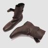 Women's Autumn Boots Leather Bow Wrap Short Boots Women's Strap Flat Boots