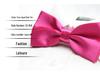 Solid Color Formal Wedding Bow Tie for Men - Customizable Logo and Multi-Color Options