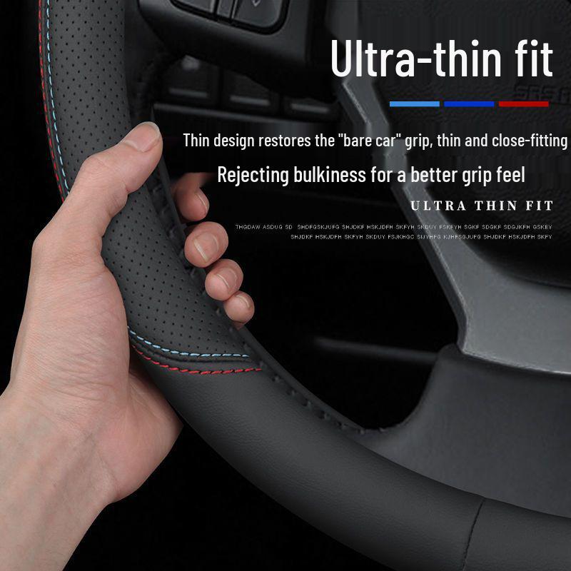Wuling Hongguang MiniEV S Series Leather Steering Wheel Cover for Small Trucks