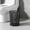 Сміттєвий бак із закатаними полірованими краями, сміттєвий кошик, вологостійкий, стійкий до іржі, сміттєвий кошик для ванної кімнати, кухні, офісу, спальні