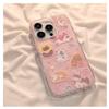 INS Korean Lovely Kitten Creative Pink Star Advenced Phone Case For iPhone 17 16 15 14 12 13 11 Pro Max MAX PLUS Y2K Gift Cover