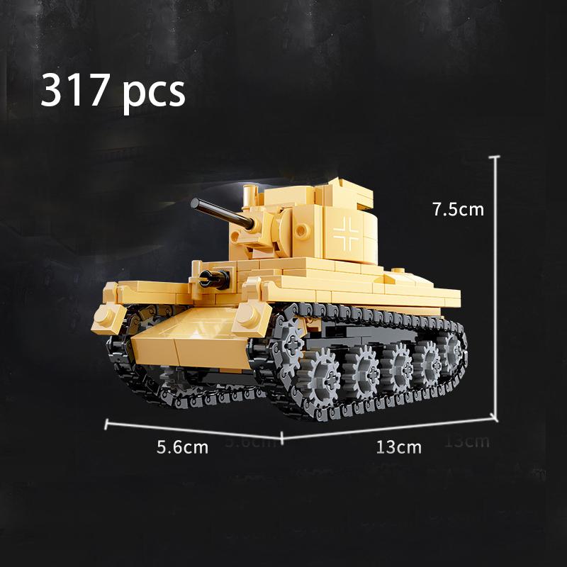 Tankové sady 2023 nové vojenské vozidlo stavebnice stavebnice ww2 německo usa T34 světová válka 2 1 i ii obrněný tank
