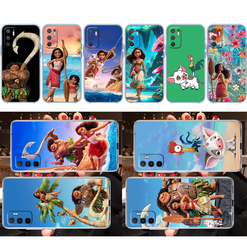 CJ79 Moana Transparent Phone Case for Motorola Moto G10 G20 G30 G31 G32 G34 G35 G41 G42 G50 G51 G52 G55 G60 G60S G62 G71 G72 G75