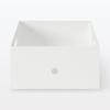 MUJI Recycled Polypropylene File Box Standard W25 x D32 x H12cm White Gray 15930838 1/2 - Approx. /