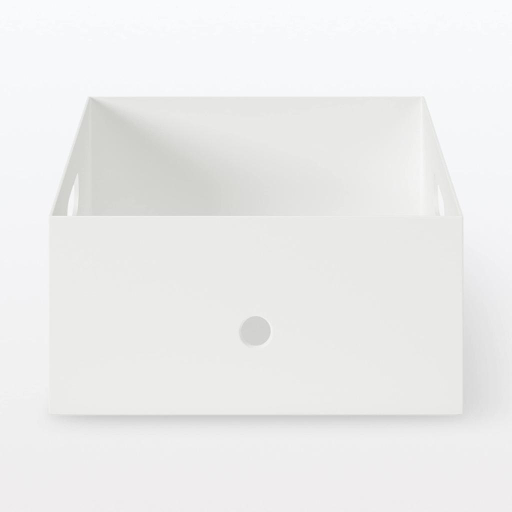 MUJI Recycled Polypropylene File Box Standard W25 x D32 x H12cm White Gray 15930838 1/2 - Approx. /