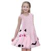 Fashionable, Loose-fitting, Cute Animal-patterned Sleeveless Dresses Girls' Dresses