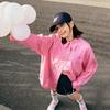 Li Ning Sports Fashion Series Solid Color Casual Long Sleeve Shirt Women shirts Morning-Light-Pink ASHU460-2