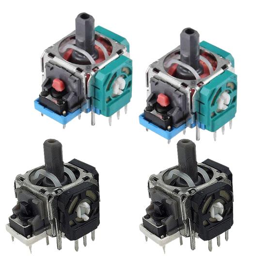 2Pcs Analog Stick Joystick Replacement Repair Parts for PS4 Xbox One Controller