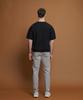 PANICALE Black Wool Blend Short Sleeve Pocket Sweater