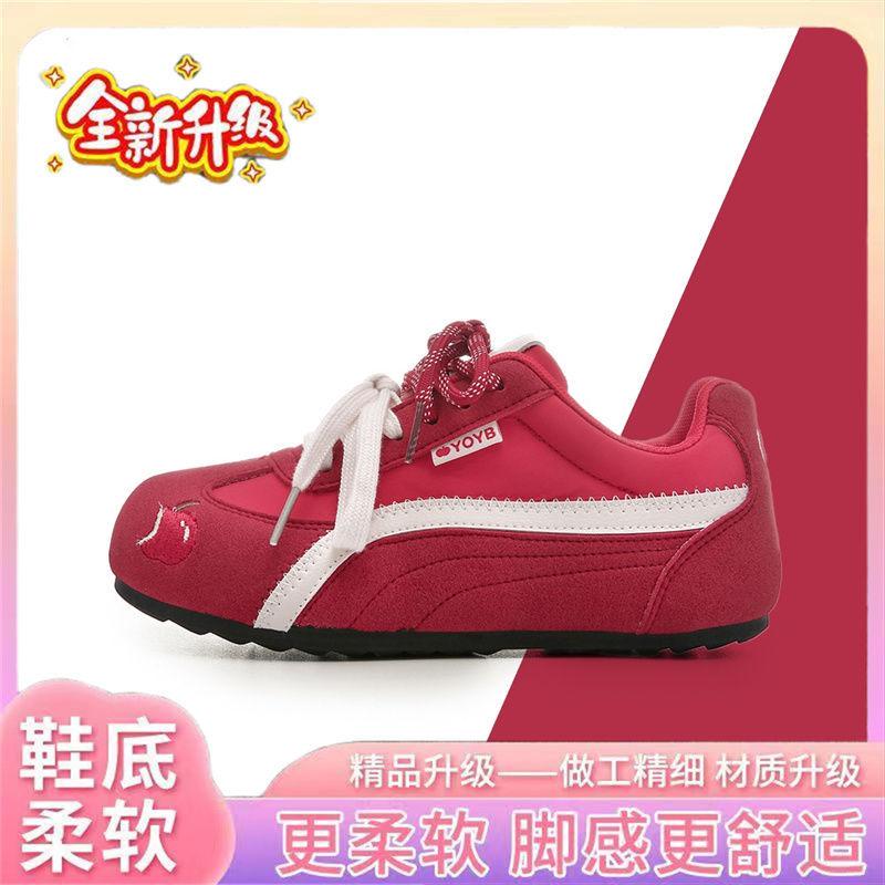 Spring soft leather soft bottom breathable increase casual and comfortable new sports shoes