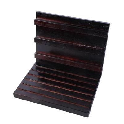 Multi Row Solid Wood Challenge Coin Display Stand Medals Display Case Organizers Rack Shelf for Collectors Veterans Day